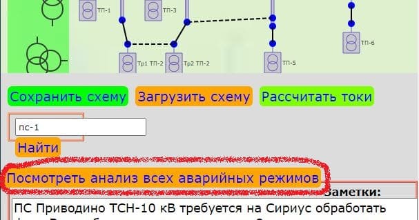 кнопка аварийных режимов.